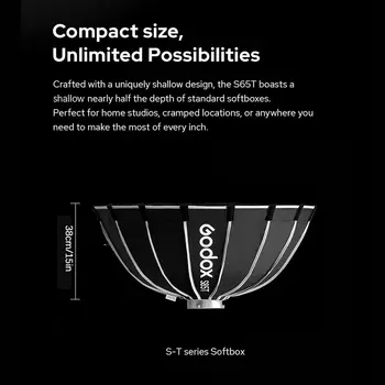 Godox S85T 85cm/33.5in Quick Release Umbrella Softbox Professional Foldable Softbox product image