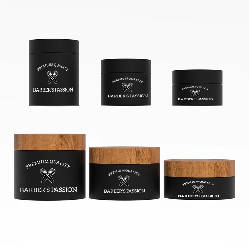 BARBERPASSION Custom Label Strong Hold Halal Hair Wax Argan Oil Pomade for Men