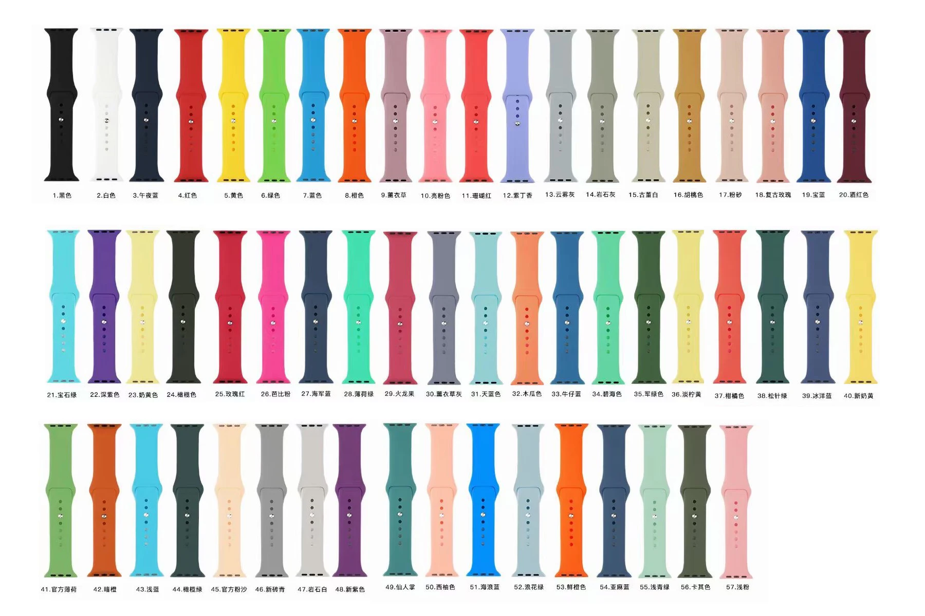 Ремешки для часов мягкий резиновый силиконовый чехол-бампер с Ремешок наручных Apple спортивный ремешок сменный браслет на запястье 38 40 42 44