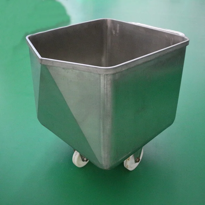 Stainless steel 200 liter meat cart
