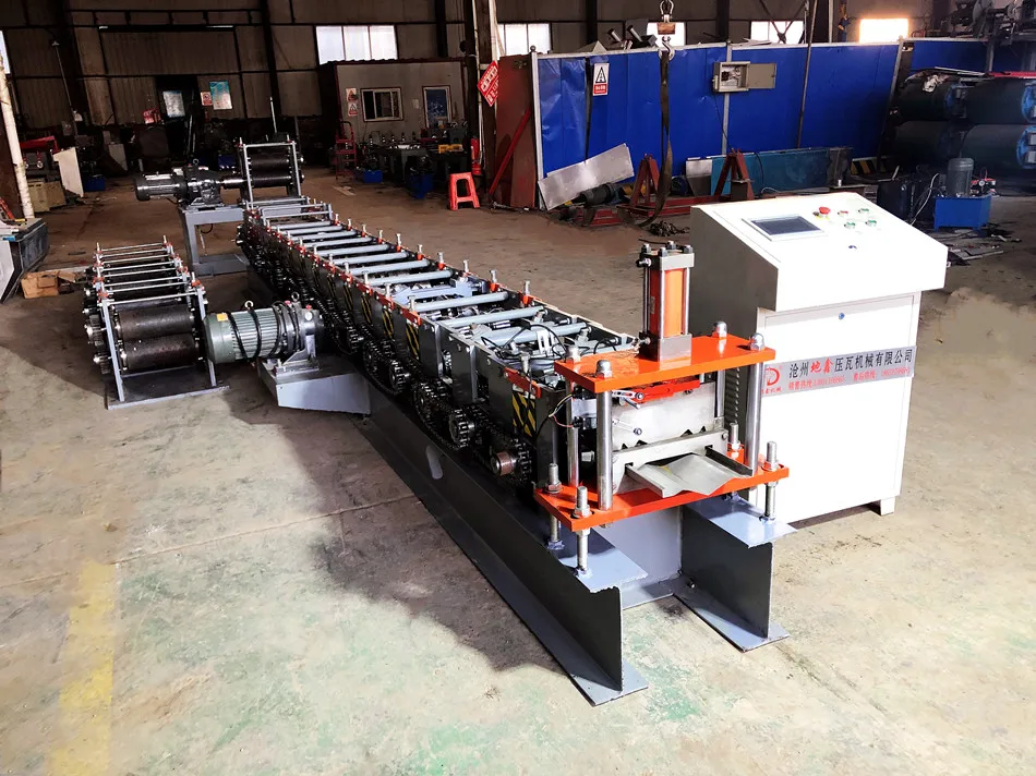 V Profile Roof ridge Cap Tile Roll Forming Machine with Two Profie Equipment