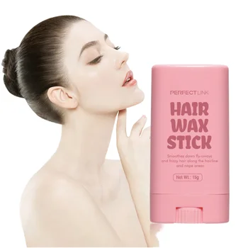 Wholesale 15g Long-Lasting Anti-Frizz Slick Stick Mini Hair Wax Stick for Edge Control Texturizing Cream Curly Fine Hair Beards