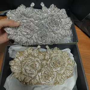 Personalized Clutch Bag Luxury Wholesales Fashion Ladies Chain Wedding Party Handbags Crystal Wedding Clutch Bags for Women