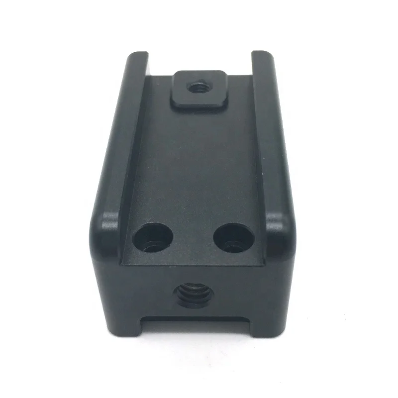 Customized CNC Machined Processing 7075 Aluminum Plate Block Solid Threaded Aluminum Mounting Block