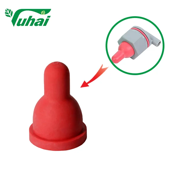 black rubber teats for calf feeding drinking calf rearing nipples-2