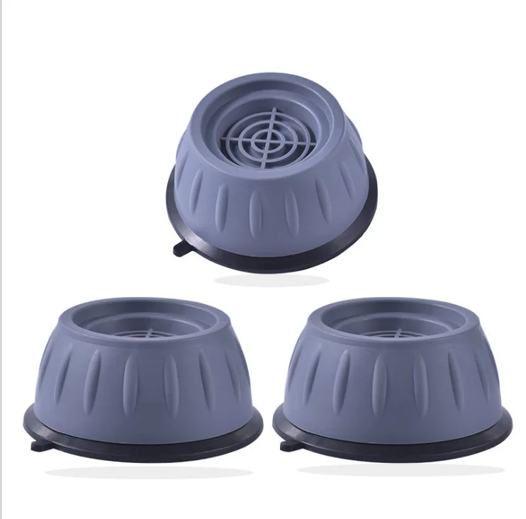 Noise Cancelling Washing Machine Support with Suction Cup, Anti Vibration Rubber Foot Pads for Washer and Dryer