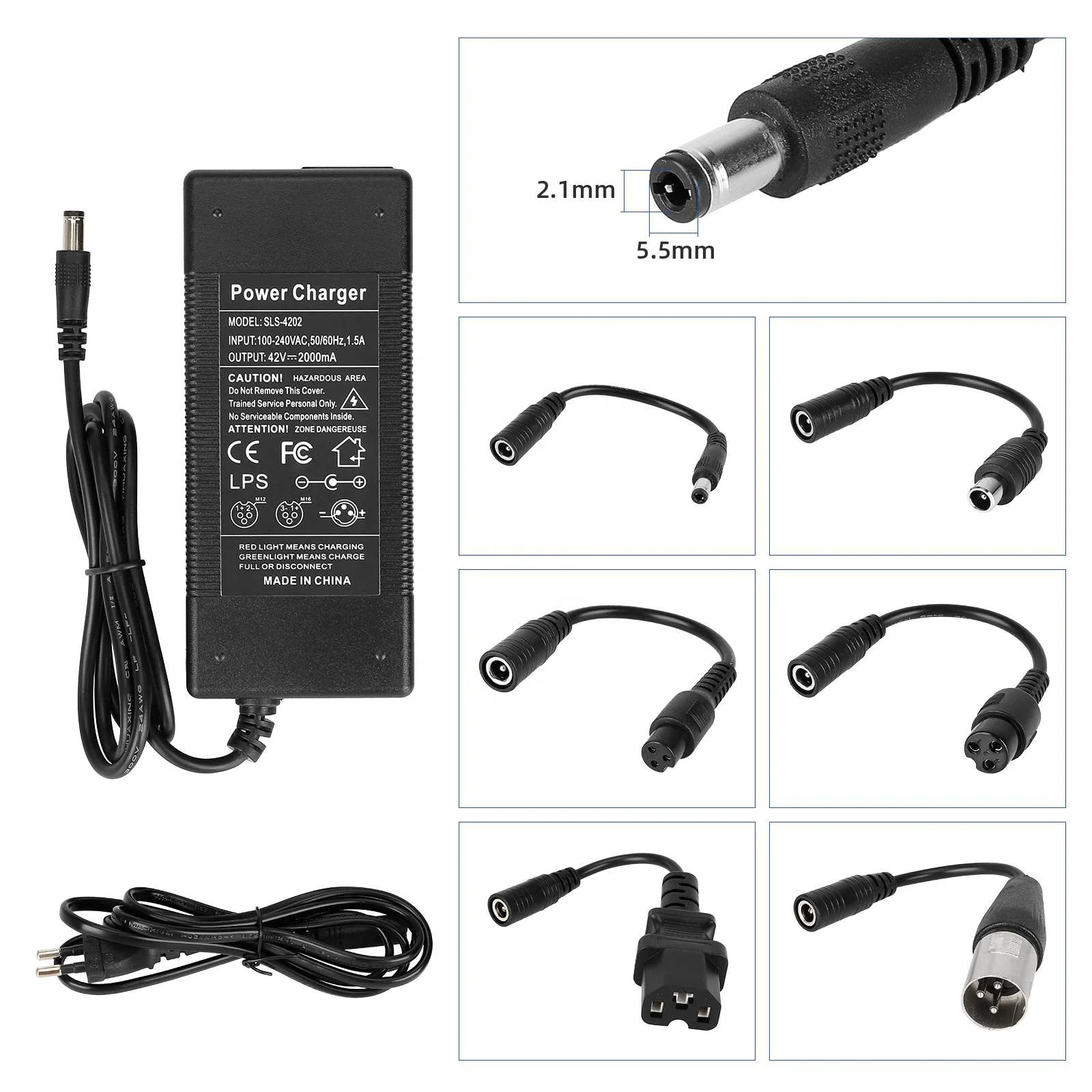 42v 2a Electric Scooter Charger For Xiaomi Mi M365pro 2 E Scooter Segway Ninebot Es1 Es2 Es4
