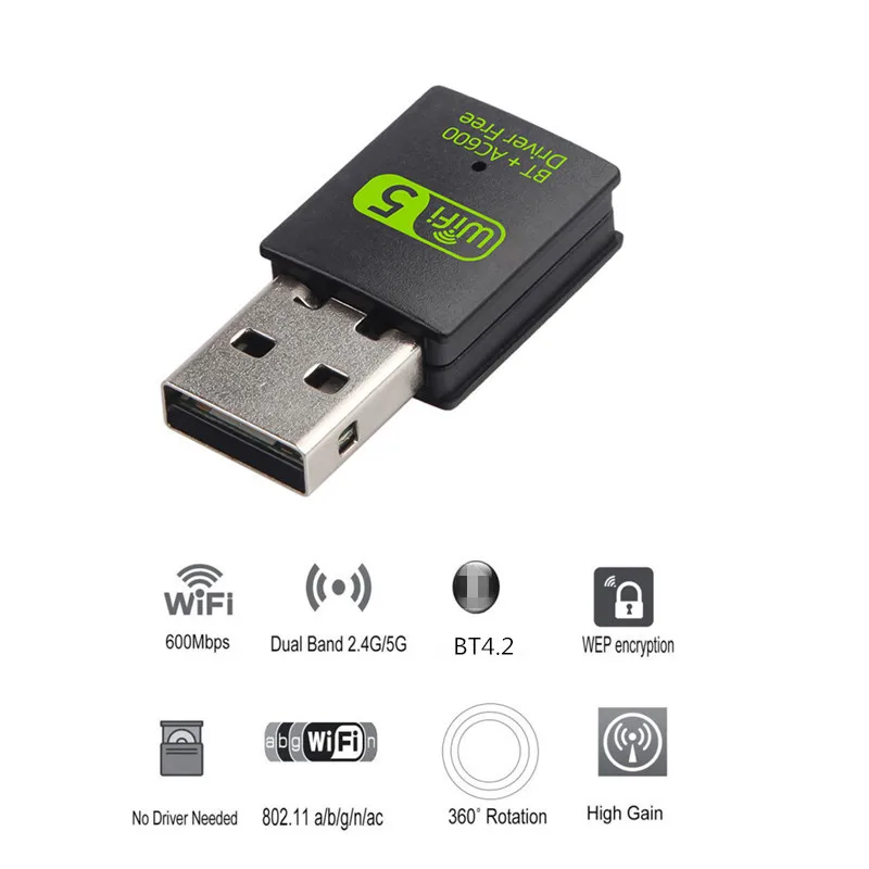 StarTech.com Mini Adaptateur USB sans fil Wi-Fi AC600 Dual band - Carte  réseau - Garantie 3 ans LDLC