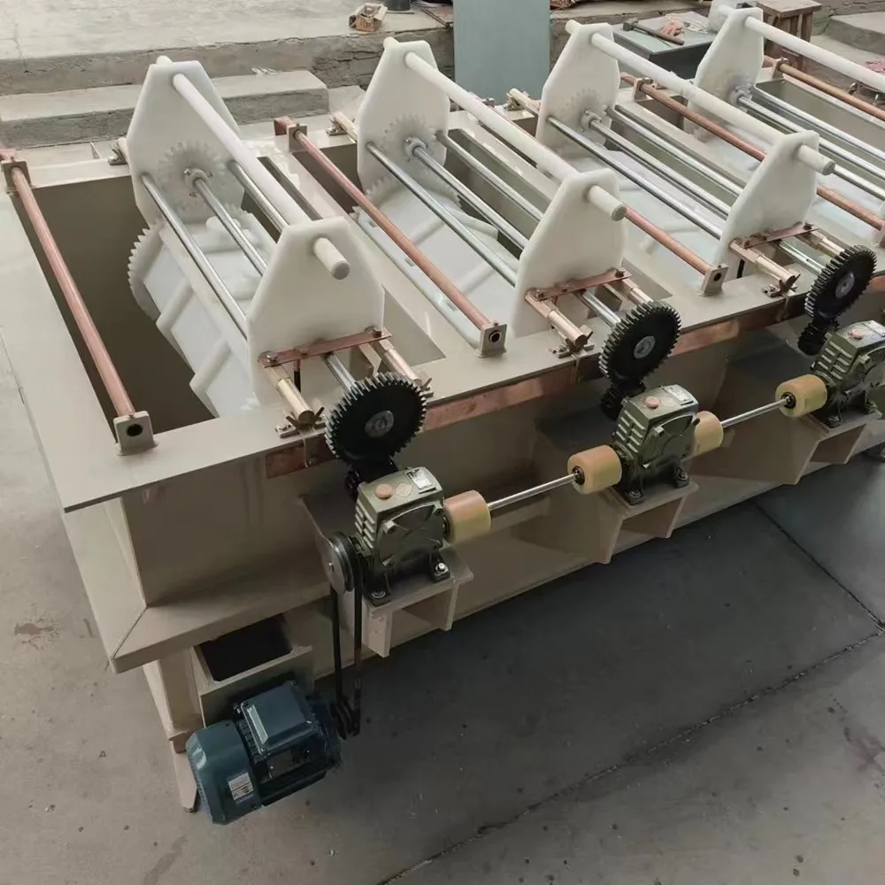 Small Semi-automatic Roller Plating Line Plating Nickel Cadmium Zinc Copper Plating Bath Anode Electrolytic Surface Treatment