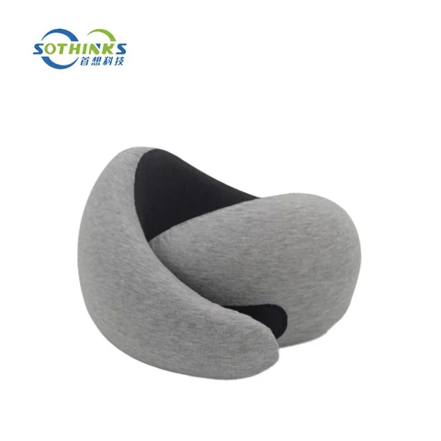 Ergonomic Design Relax Neck Adjustable Snail Shape Pillow Premium Compressible Memory Foam Headrest Perfect Travel Neck Roll