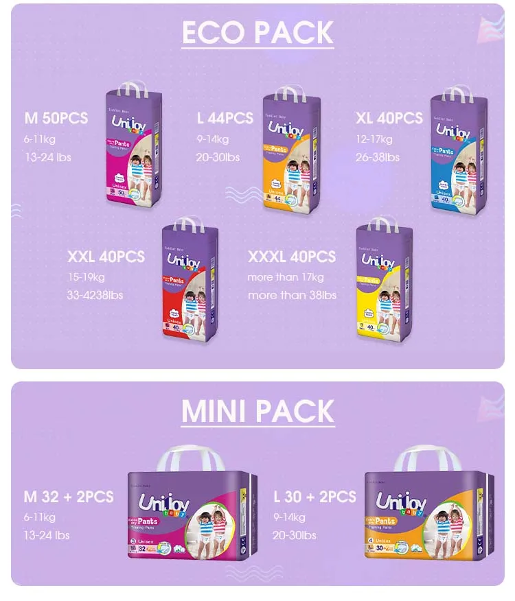 Unijoy Baby Diaper Factory Diaper Baby Nappy Ultra Soft Baby Diaper