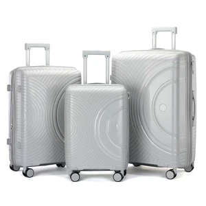 Designer Light Weight Durable 4-Piece PP Suitcase Luggage Set 14 20 24 28 Inch Modern Trolley Bag Spinner Wheels for Men/Women