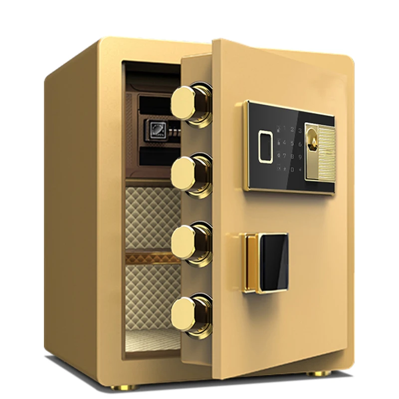 XBT- 45 Fingerprint 2020 Office Automatic Digital Strongbox Security Fireproof Safe Box Coffer Money/jewelr Solid Steel