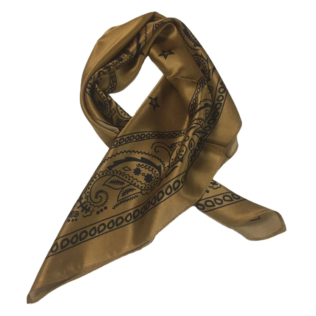 65x65cm Printed Silk Scarf - Comfort and Style for Spring