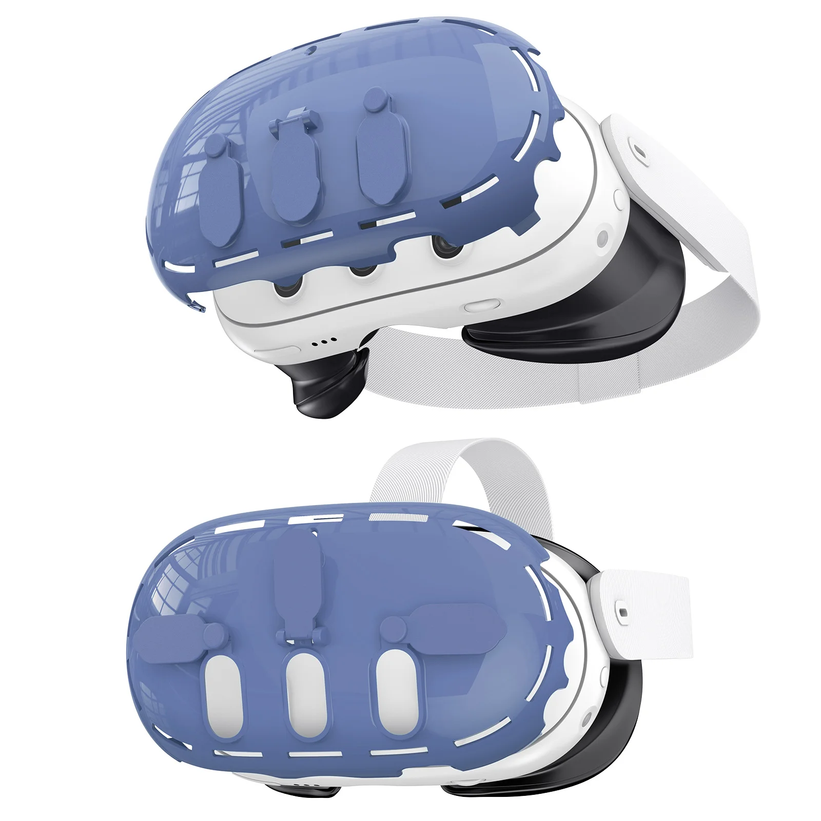 Laudtec LX374 Face mask protective shell with Camera privacy transparent protective cover For Meta quest3