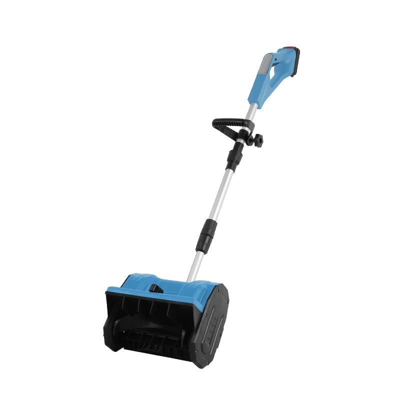 雪铲21V 10英寸2-Ah无绳电池供电吹雪机，带方向板和可调前手柄