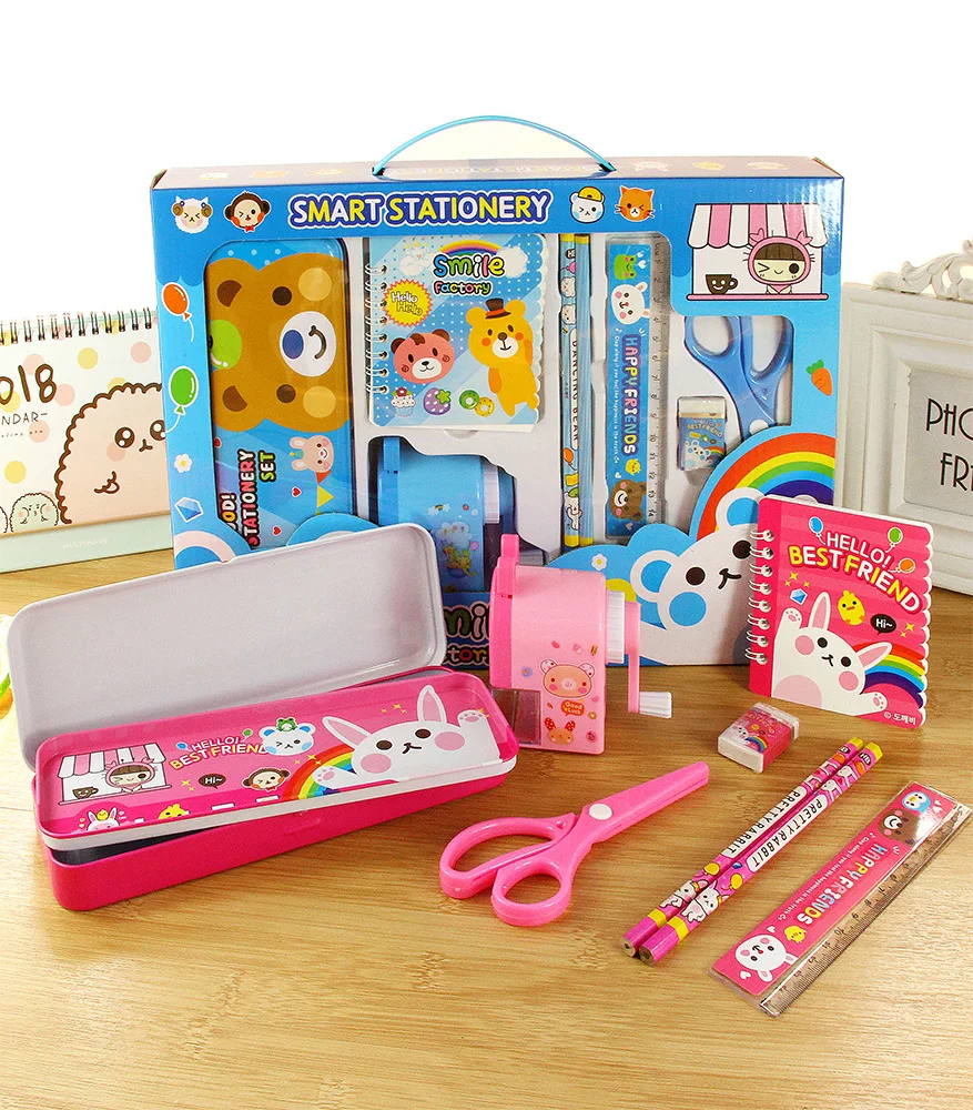 Cartoon Kids School Supplies Primary School Students Stationery From