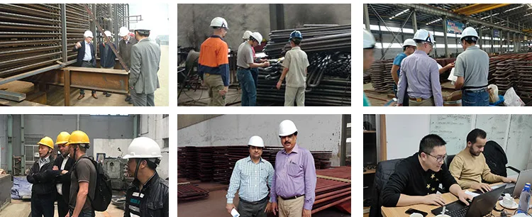 Coal Fired Steam Boiler Spare Parts , Oil Fired Boiler Header ASTM In Power Station