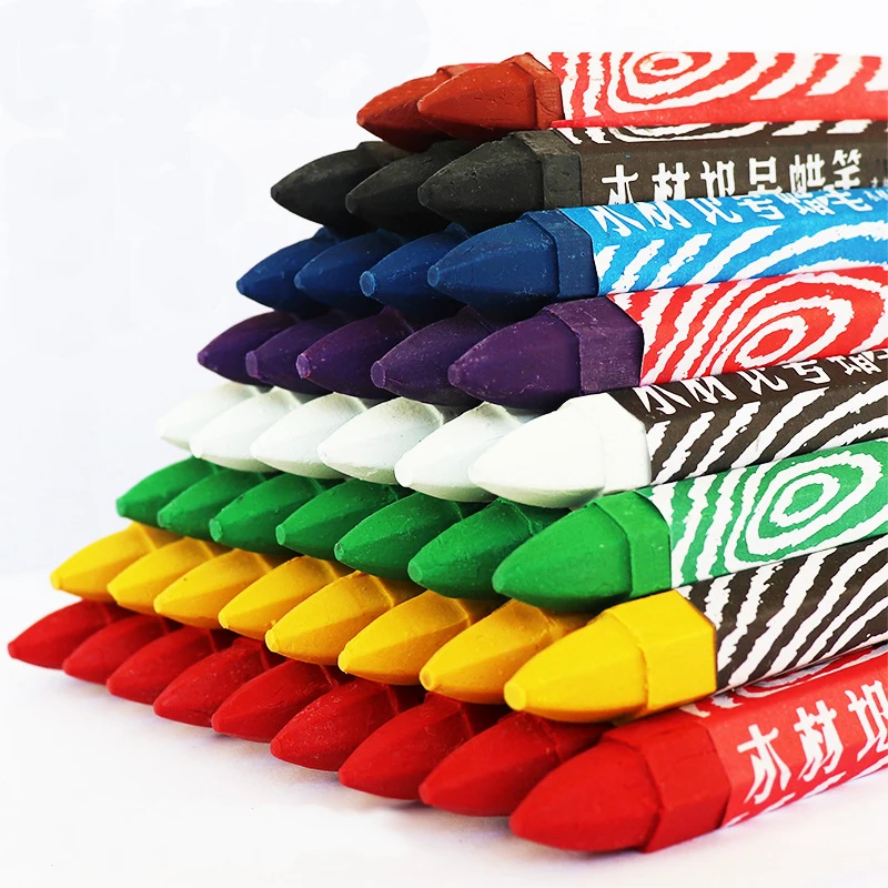 Водонепроницаемый шестигранный промышленный флуоресцентный лесной карандаш для маркировки шин