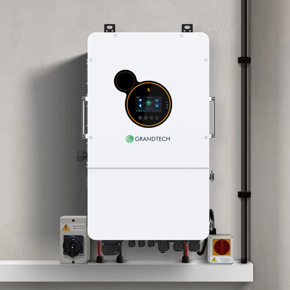 Invertor hibrid solar cu gestionare inteligentă a energiei, 12 kW, 10 kW, 8 kW, monofazat/bifazat (SPLIT Phase) sau trifazat, cu undă sinusoidală pură, pentru uz casnic