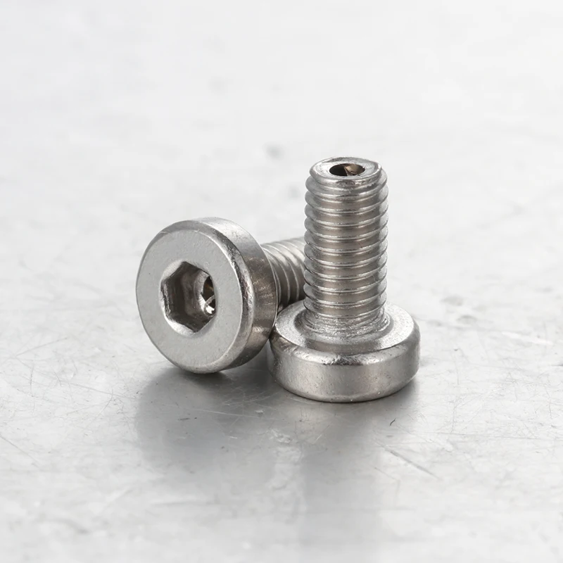 product best quality m4 stainless steel material low head hexagon socket hole screw for architecture-61