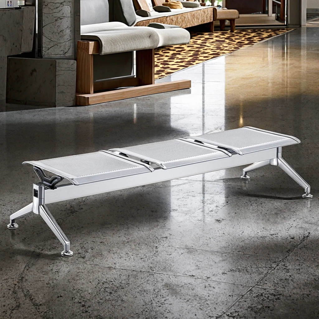 Compact Stainless Steel Seating Urban High-Density Applications 4