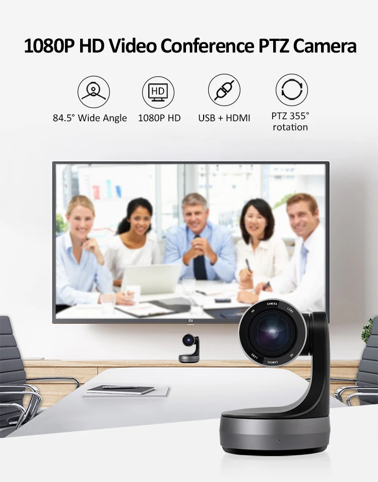 JJTS Telemedicine Full 1080P PTZ Mini USB IP SDI Camera Video Conference  Equipment System Camera for Skype Meeting Room