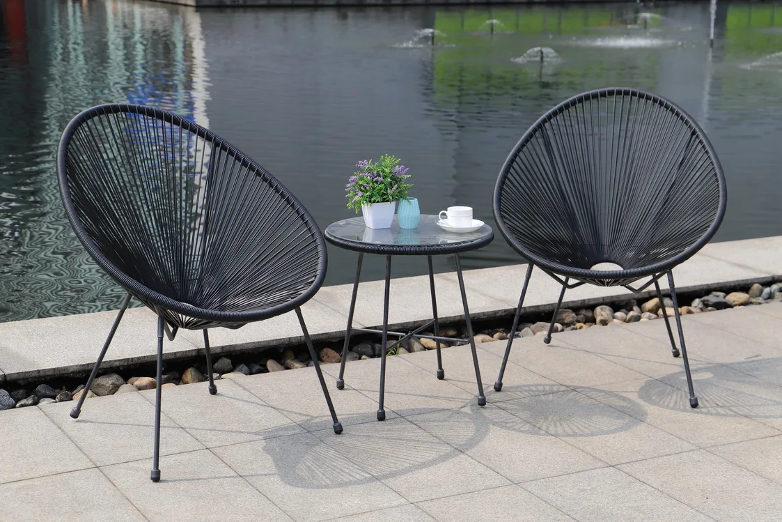 Cheap Acapulco Chair Wholesale Outdoor Furniture Garden Rattan Egg