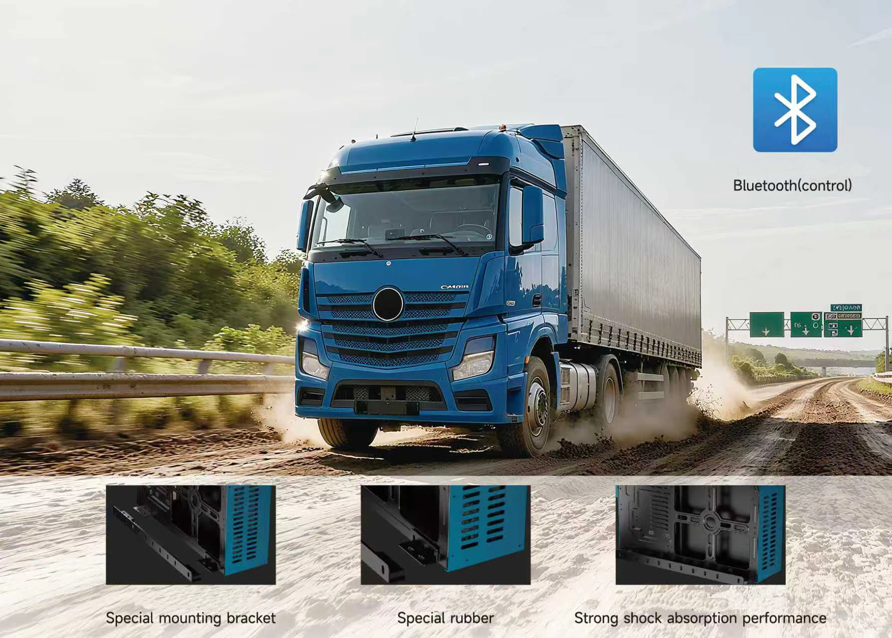 Radiator Roof Top Air Conditioner for Trucks Forklifts Cars-12V/24V/30-90V  