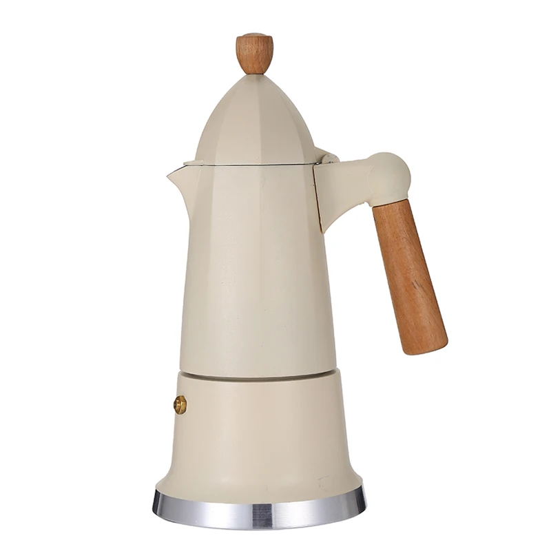 Custom High Quality Coffee Moka Pot Aluminum Stovetop Espresso Maker -  China Aluminum Coffee Maker and Espresso Coffee Maker price