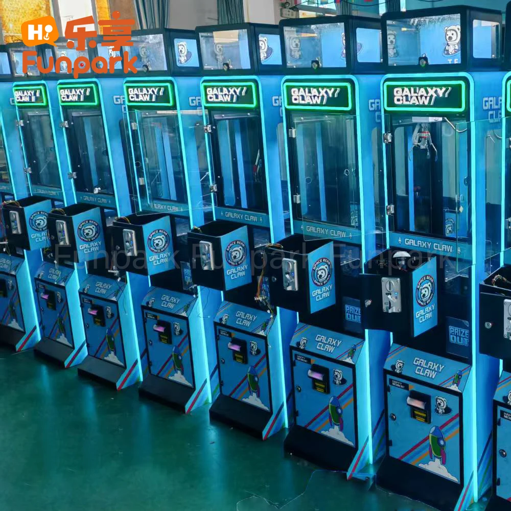 Funpark High Quality Claw Crane Machine Arcade Toys Mega Mini Claw Coin Operated Games Machine details