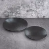 Shallow plate-n glaze
