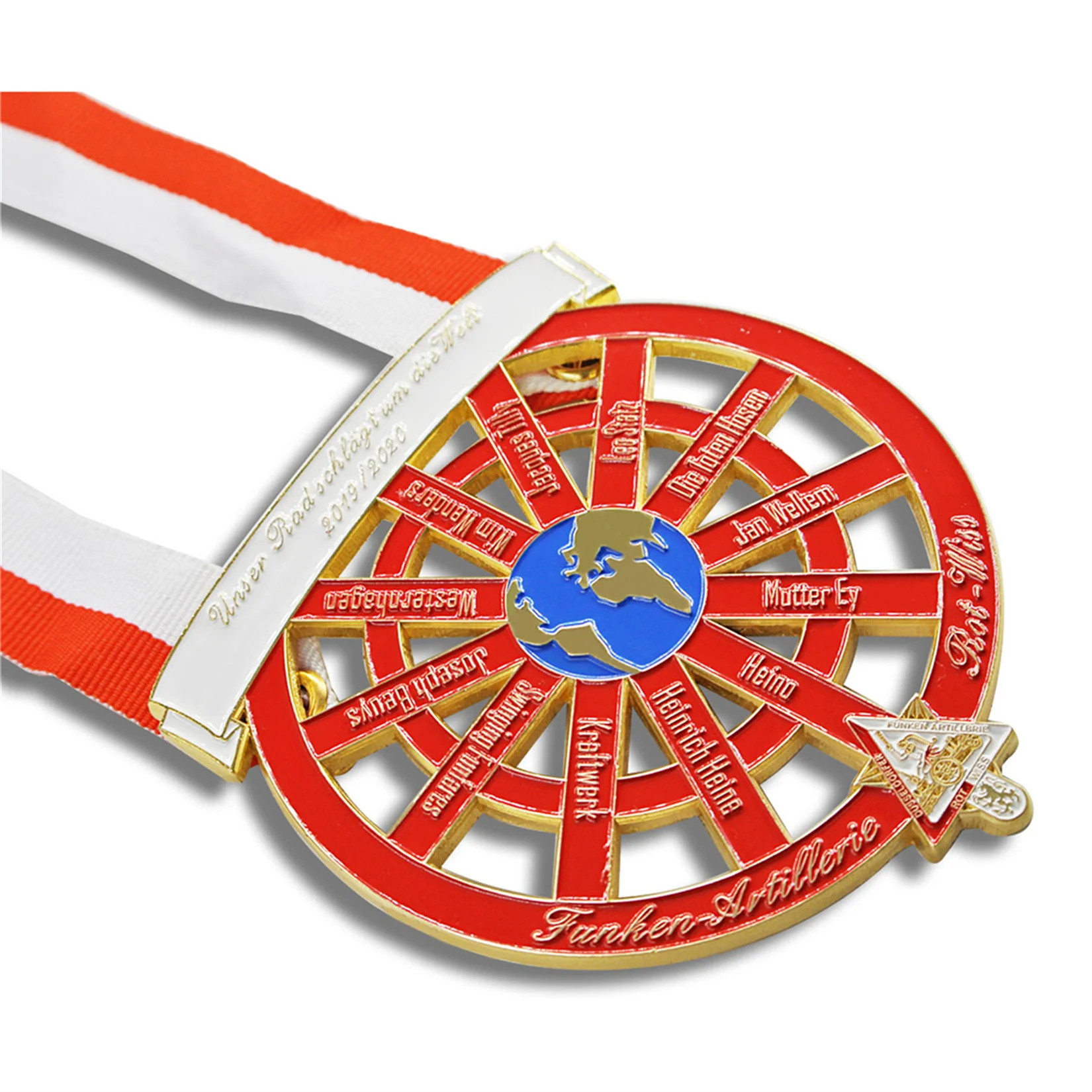 Best Medal Manufacturer Cheap Custom Fiesta Honor Soft Enamel Color Die Casting Fiesta Carnival Medals