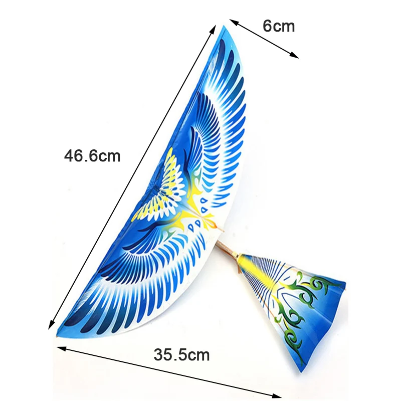 Flying Toy Plane,Rubber Band Powered Bird Slingshot Flying Toys Bird