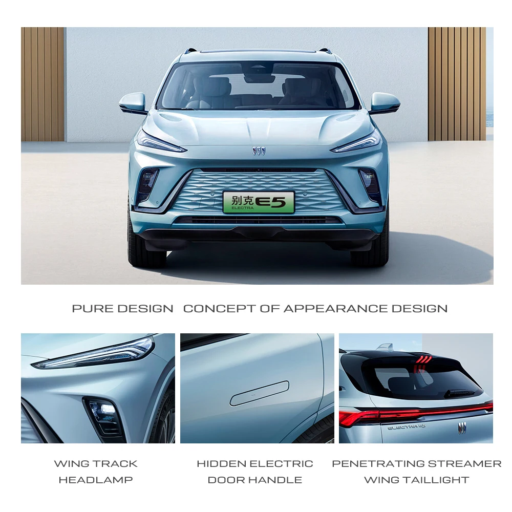 Electric Buick E5 Vehicle Pure SUV EV Car Long Range 620km