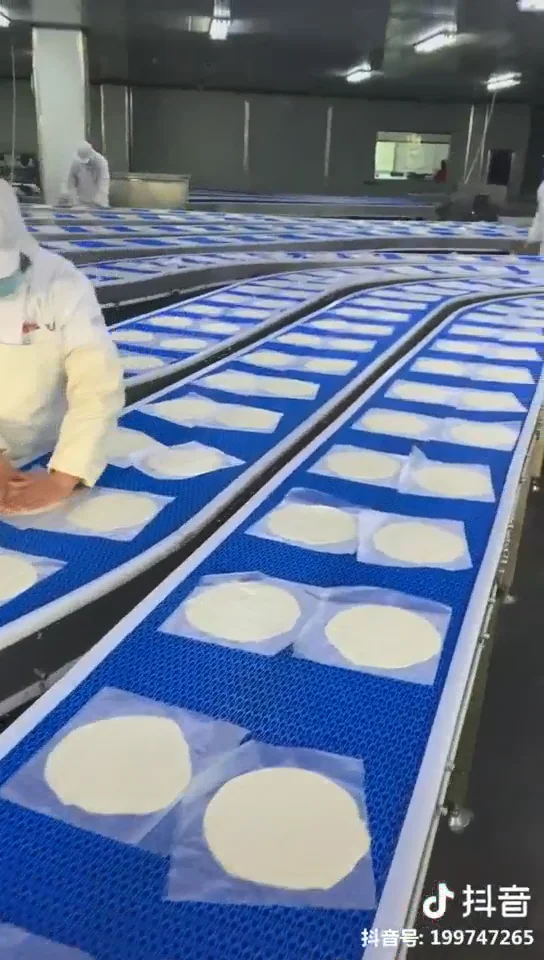 Industrial Fully Automatic Machine for Making Paratha Frozen Paratha Machine Semi Finished Roti Canai Equipment