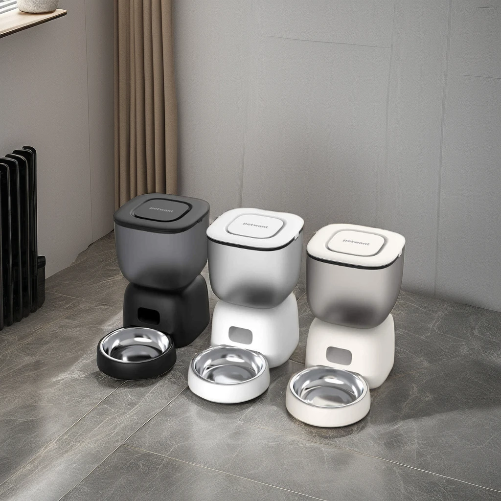 Интеллектуальная автоматическая кормушка для домашних животных SmartFeed 3L с возможностью подключения Wi-Fi и управлением приложениями кормушкой собак кошек