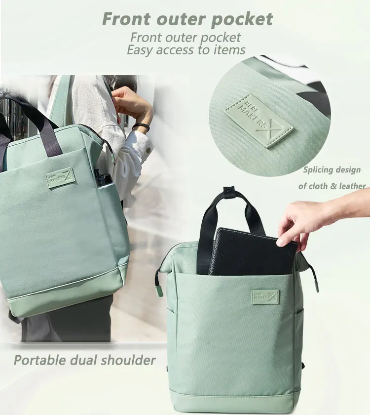 New Arrival Custom Recycled Pet Fabric Daypack Rucksack Waterproof ...