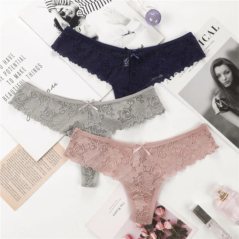 Woman Underwear Sexy Lace Breathable Soft Lingerie Female Briefs Panty Sexy Transparent Womens Underpants