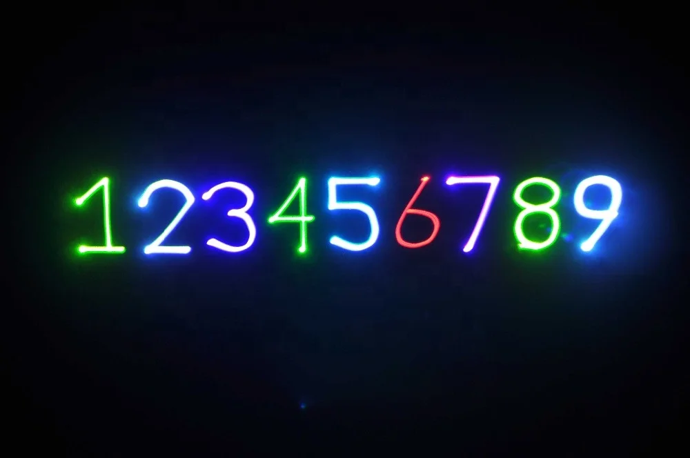 500mW RGB Keyboard Text Party Laser Projector Light
