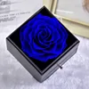 Flores preservadas azules