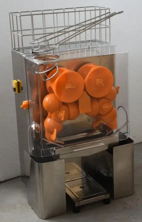 業務用自動ステンレス製オレンジジューサーマシン、電動柑橘ジューサー