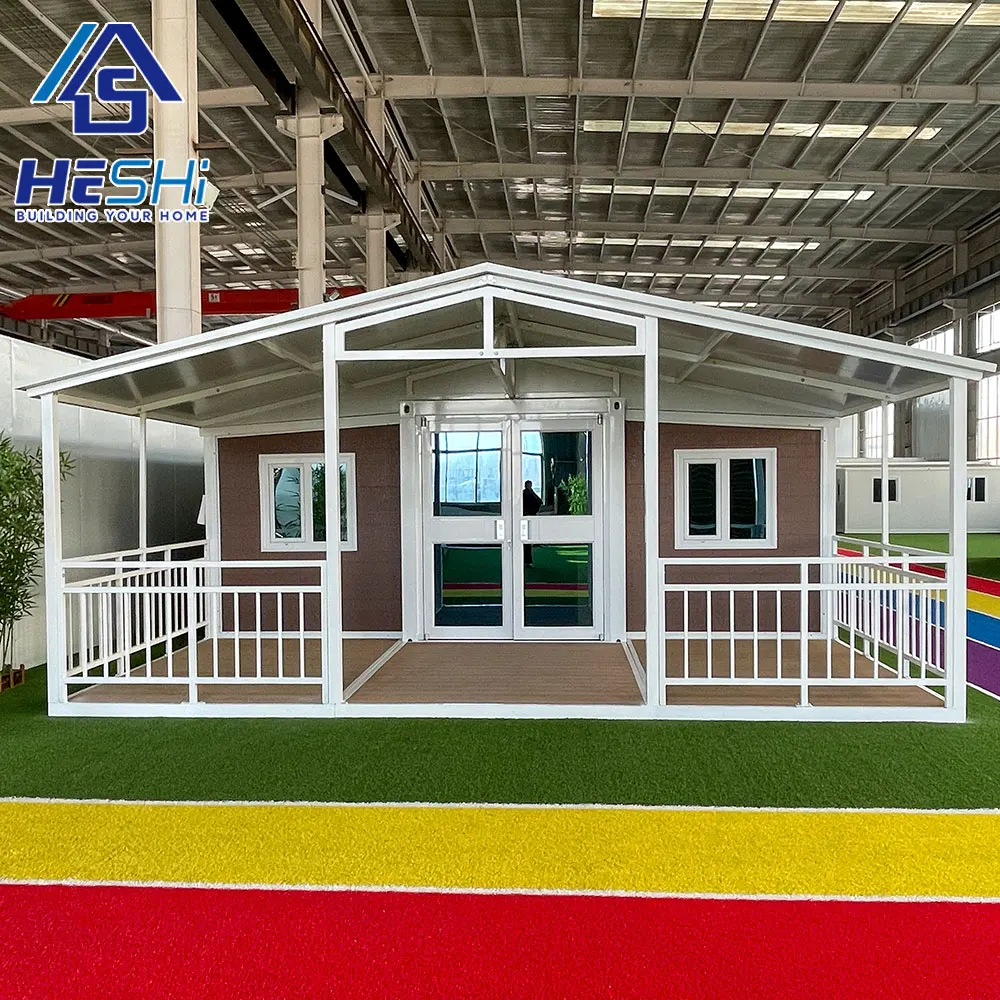40Ft 20Ft Light Steel Structure Frame Prefab Portable Villa Expandable ...
