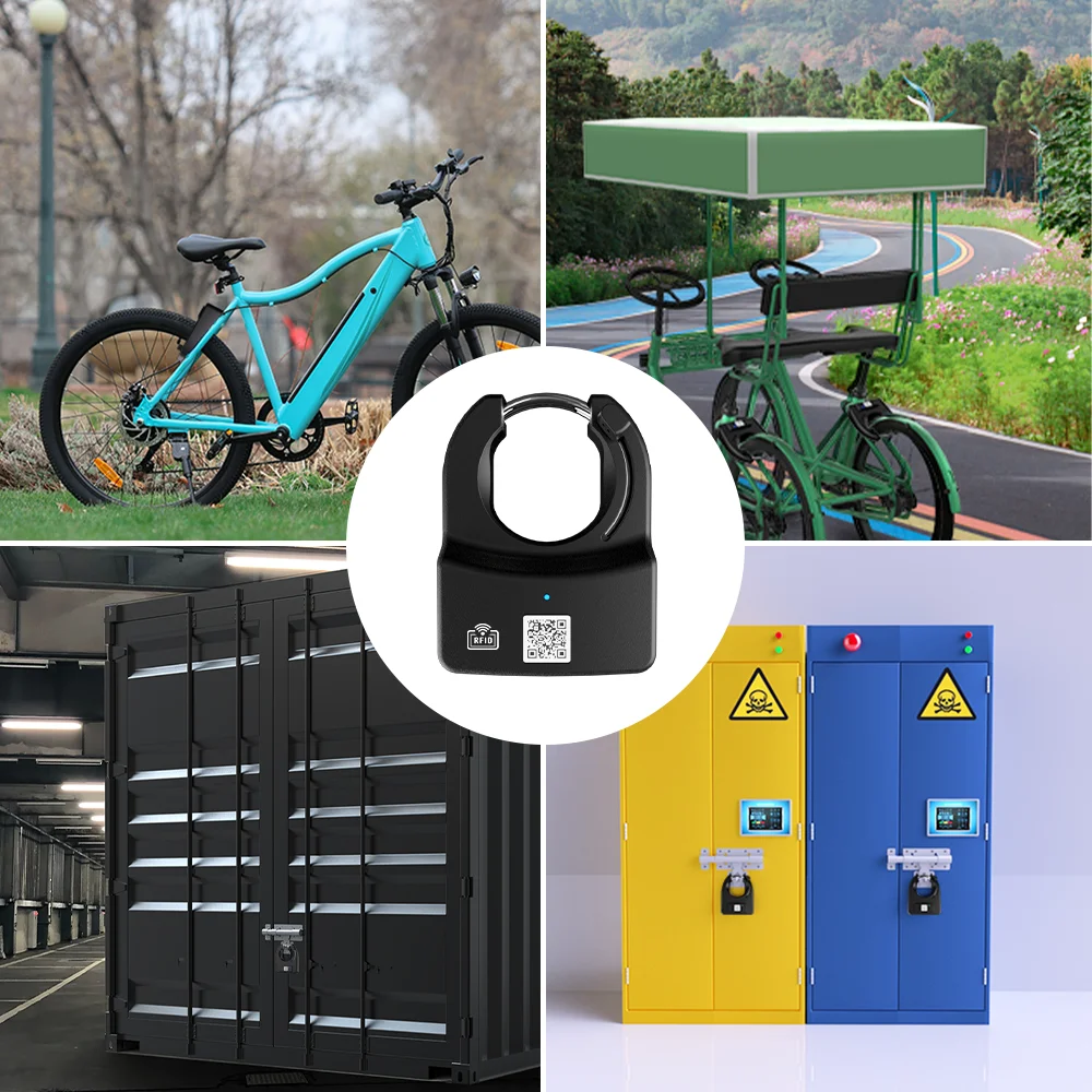 Omni Wireless QR Code NFC E Bike Share Ble App Remote Controlled Sharing Bike GPS Smart Lock Bike