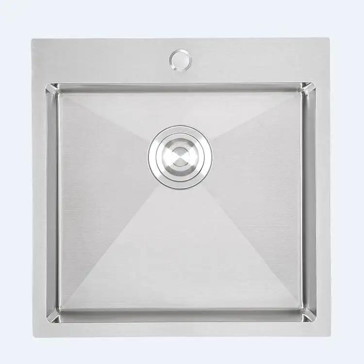 SUS304 Stainless Steel Kitchen Sink PVD  Handmade Sink Single Bowl Sink Kitchen
