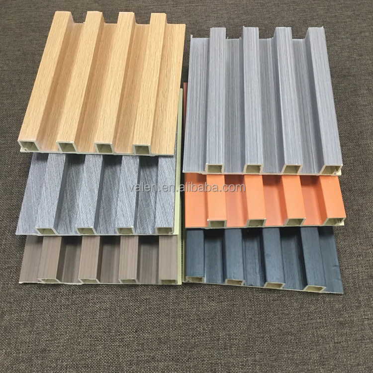 Easy Install Chinese Factory Produces Grooved Fluted Panels Fluted Grille Wall Panel Wallboard