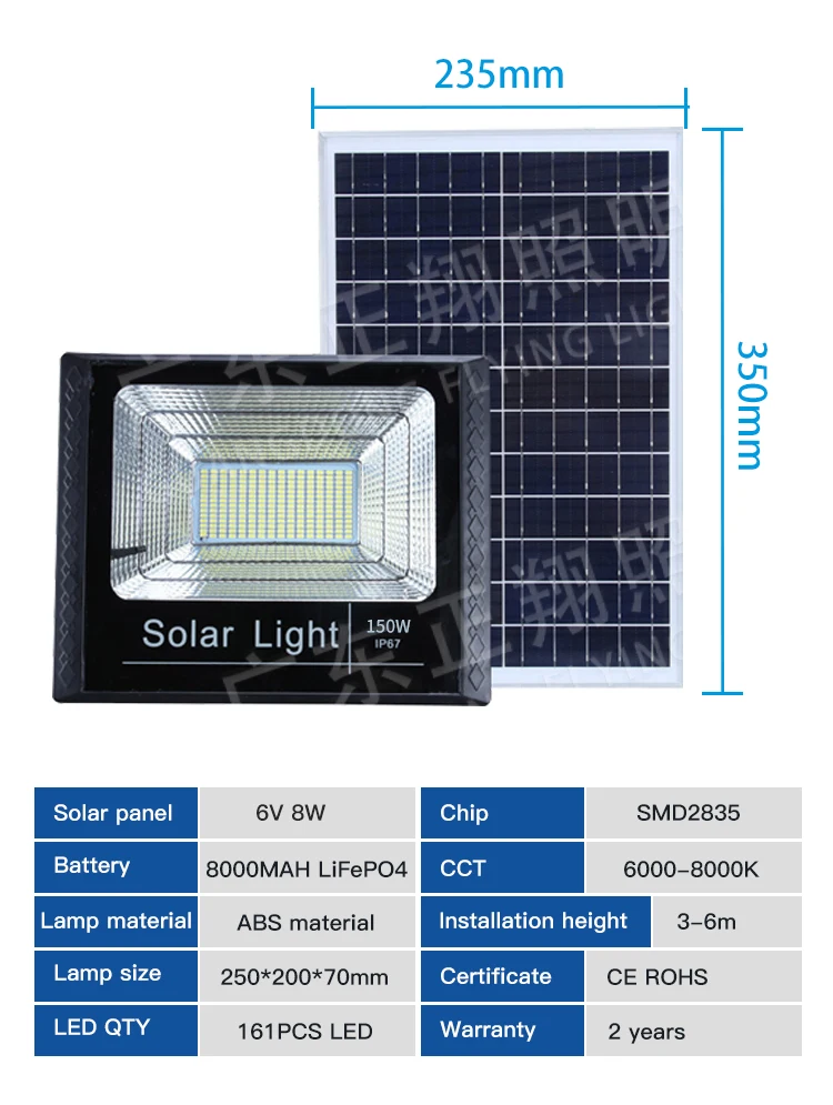 Super Bright Energy Saving Waterproof Outdoor Street IP65 10w 20w 30w 50w LED Solar Flood Light