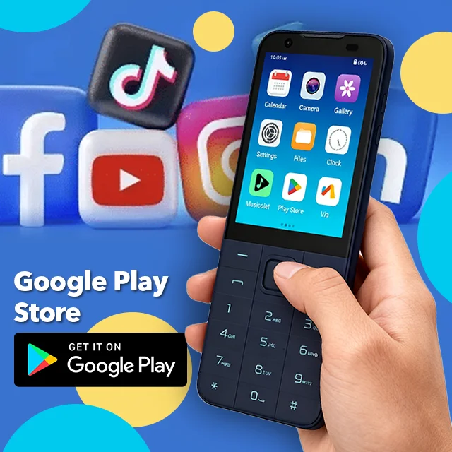 TIQ MINI M5S スマートフォン - Android 13、64GBストレージ、タッチ