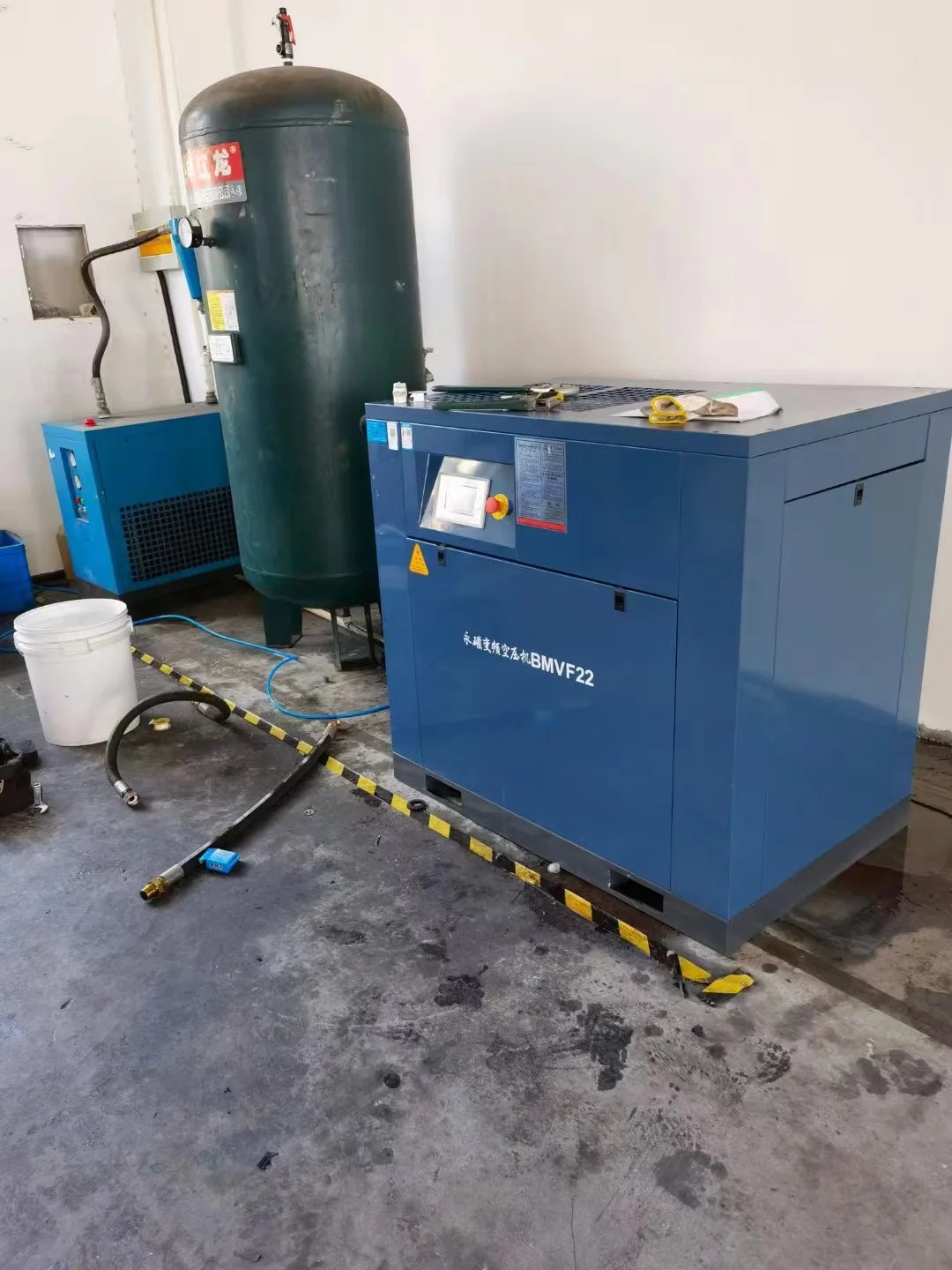Zhejiang Kaishan Variable Speed Screw air Compressor 22kw BMVF22