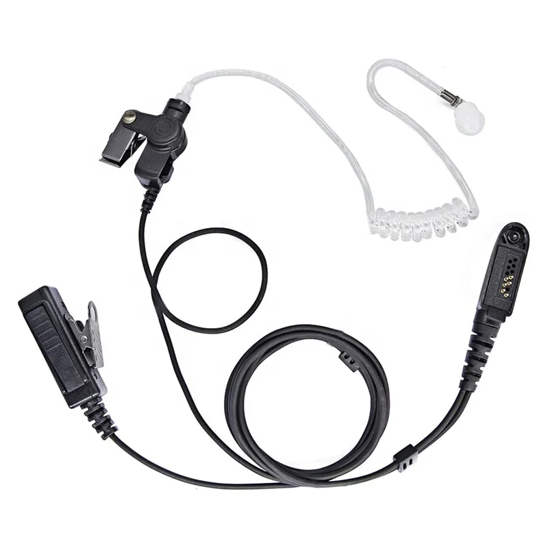 Acoustic Tube Headset MIC For Radio Motorola GP328PLUS - Foto 6